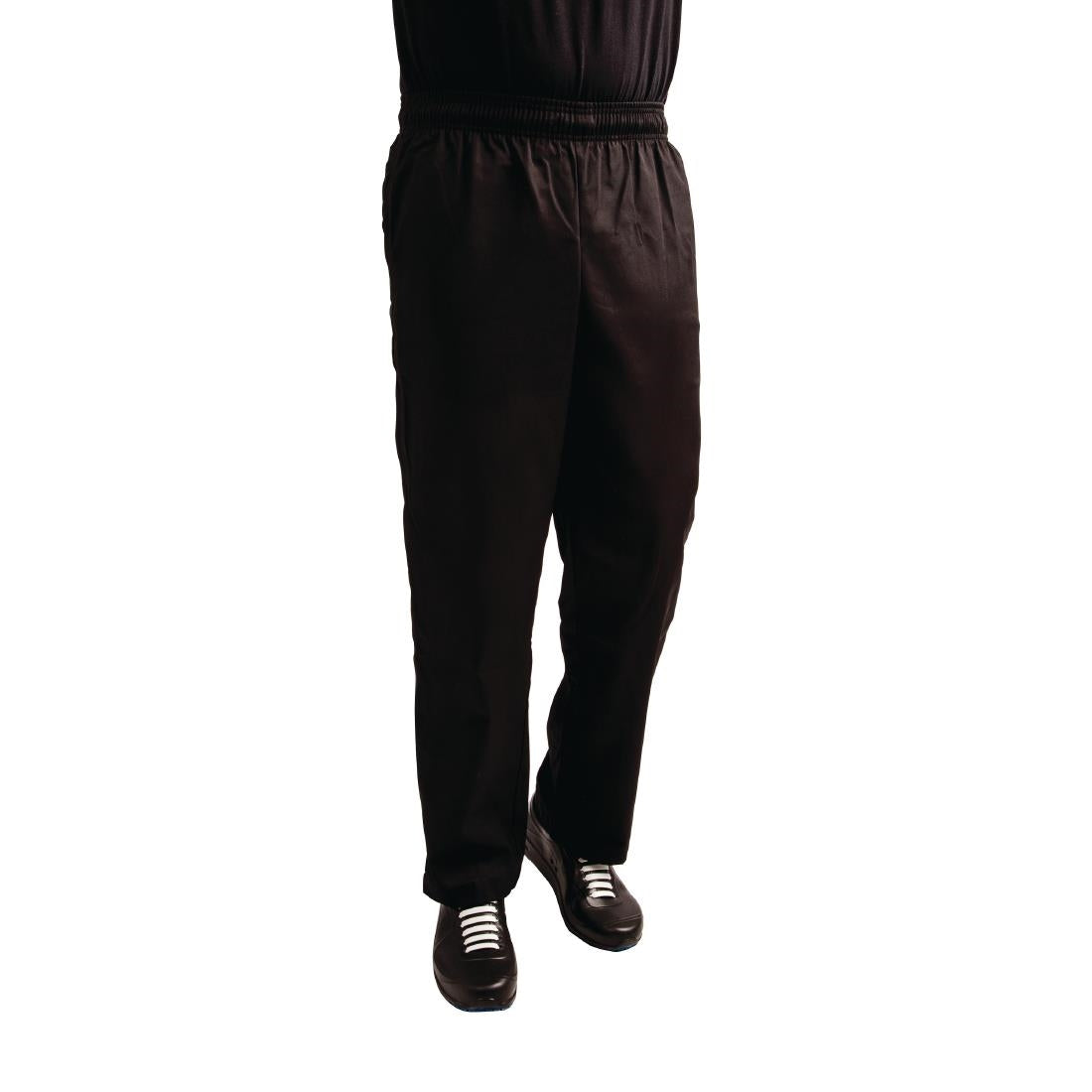 Black chef trousers
